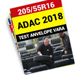 Test anvelope vara 2018 - 205 55R16 - ADAC